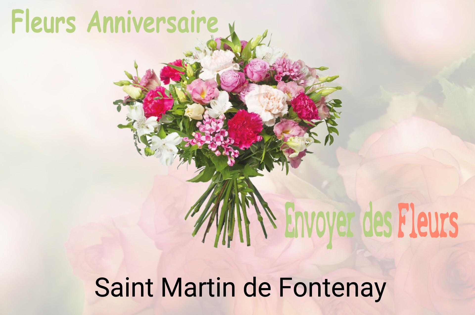 Bouquet de fleurs d’anniversaire livré à Saint-Martin-de-Fontenay