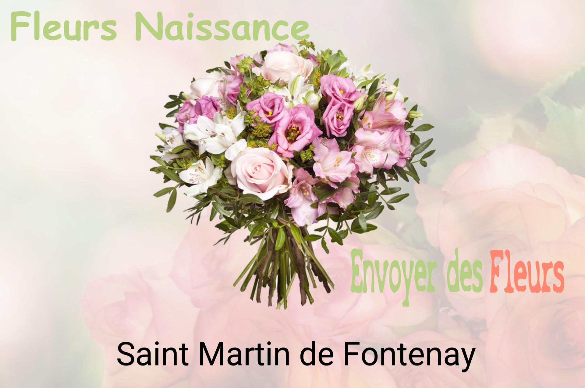 Bouquet de fleurs de naissance livré à Saint-Martin-de-Fontenay